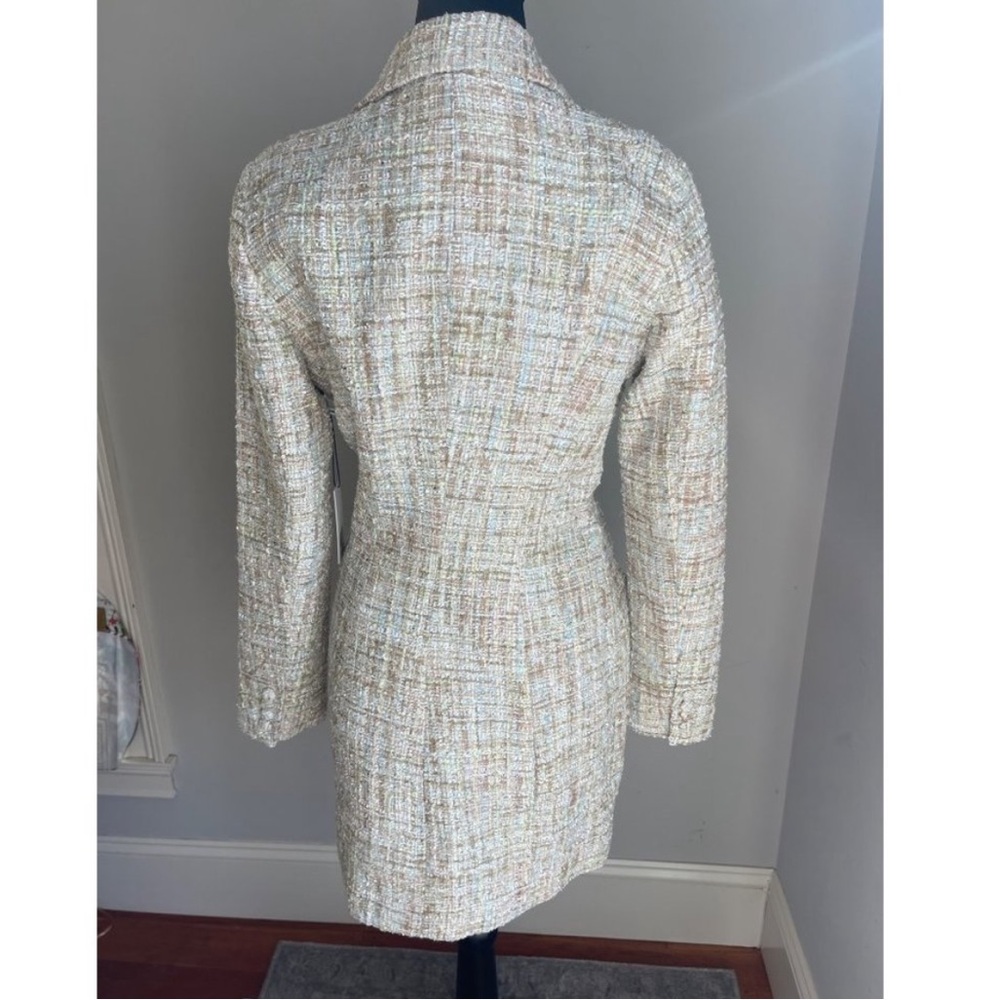 New Jason Wu Tweed Long Sleeve Blazer Jacket - Picture 9 of 16